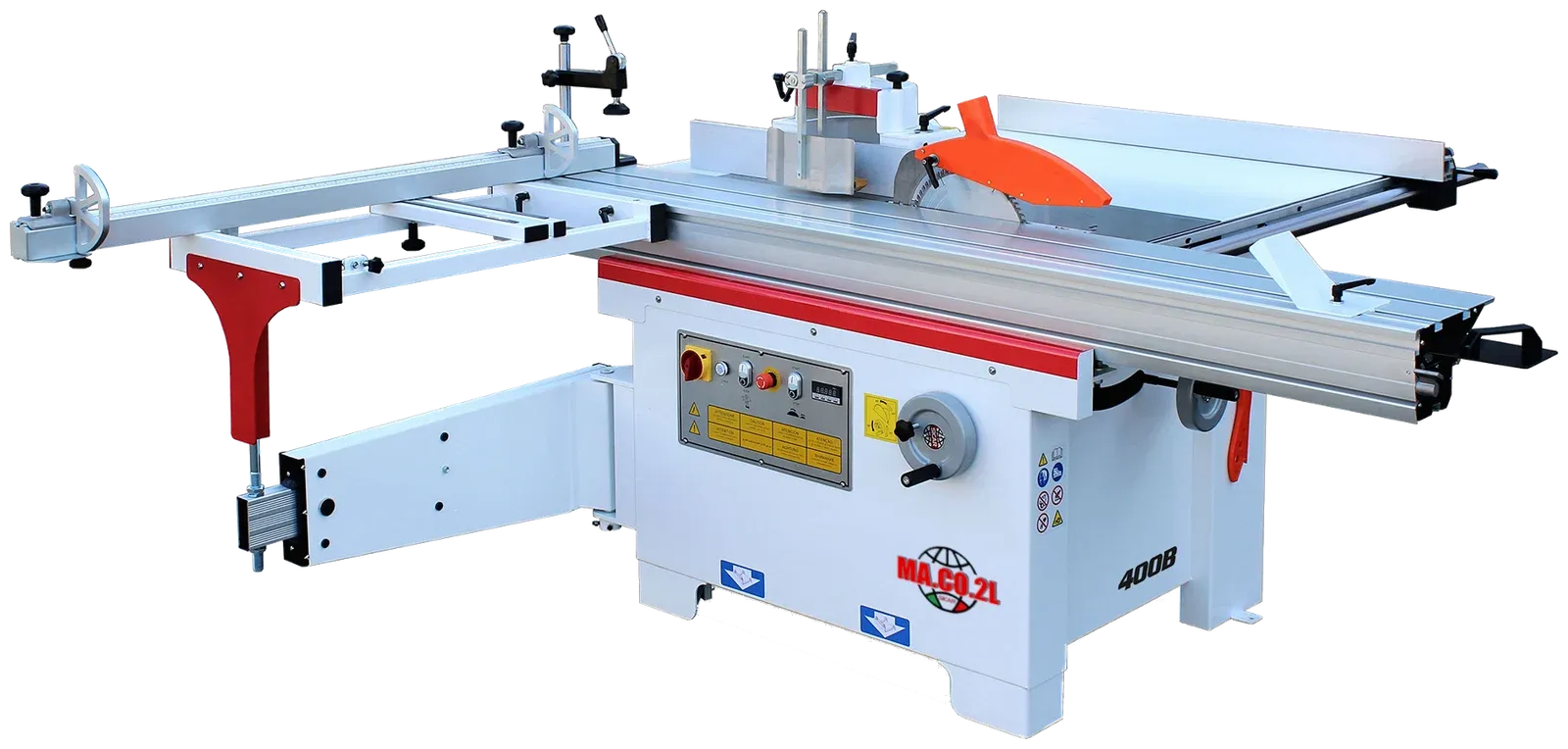 SICAR 400B panel saw with spindle moulder