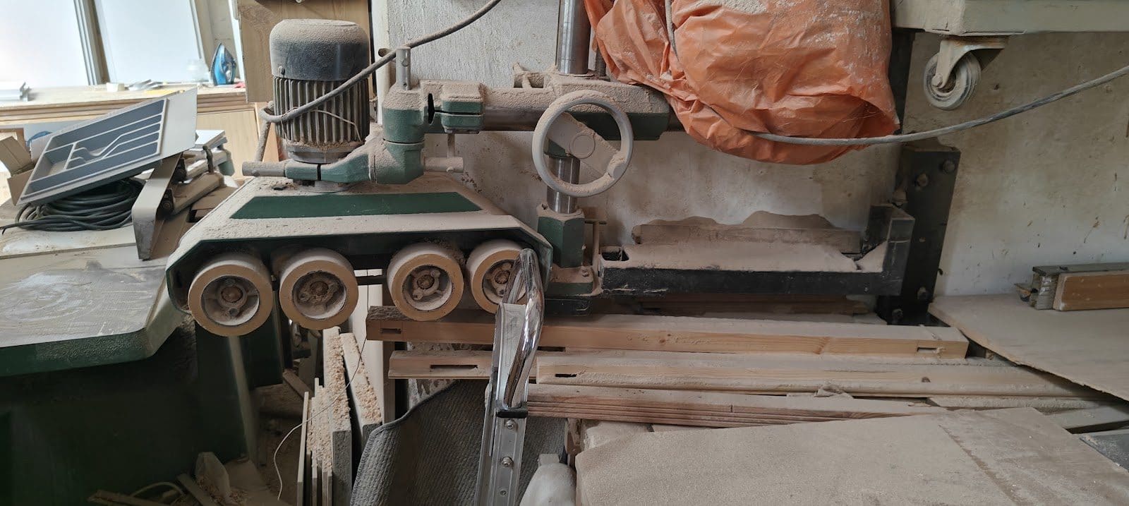 STEFF 44 four-roller spindle moulder feeder
